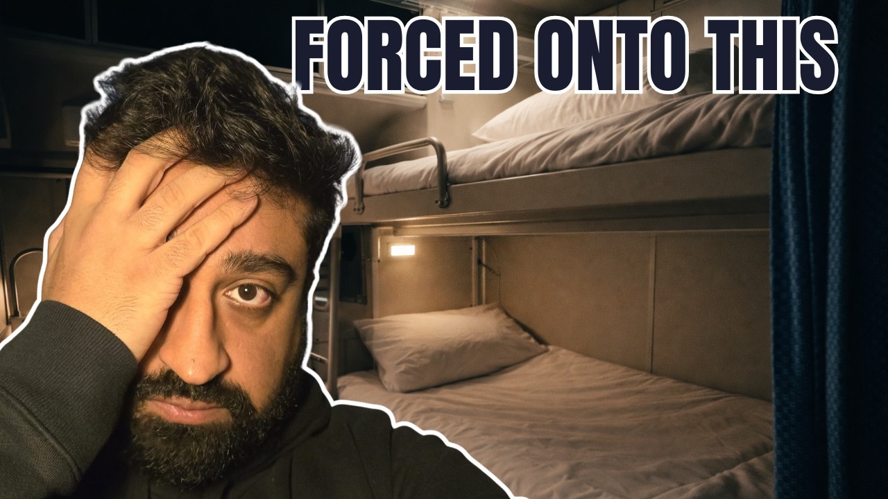 I Was FORCED to Take a Sleeper Train (My Flight Landed in the Wrong Country)