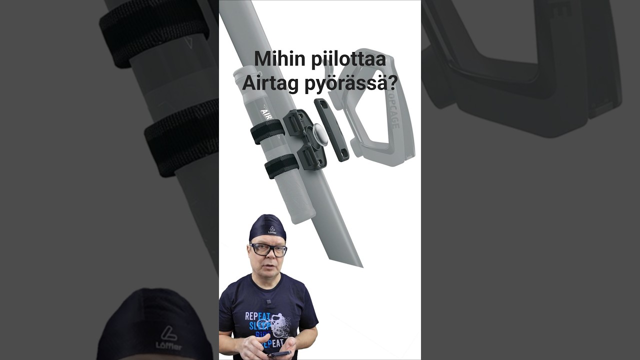 Mihin piilottaa airtag polkupyörässä?