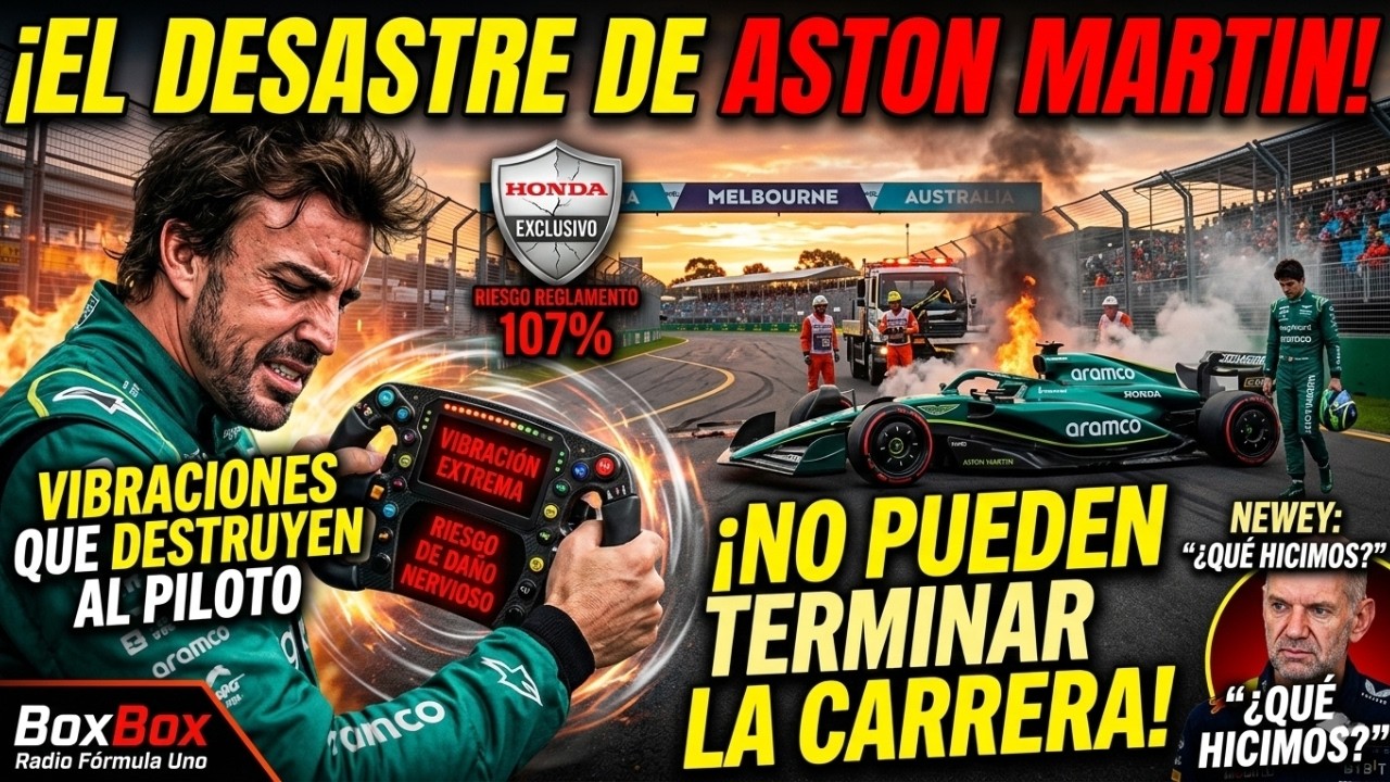HONDA ROMPE a Aston Martin: Alonso No Puede Correr MÁS de 25 Vueltas en F1 2026