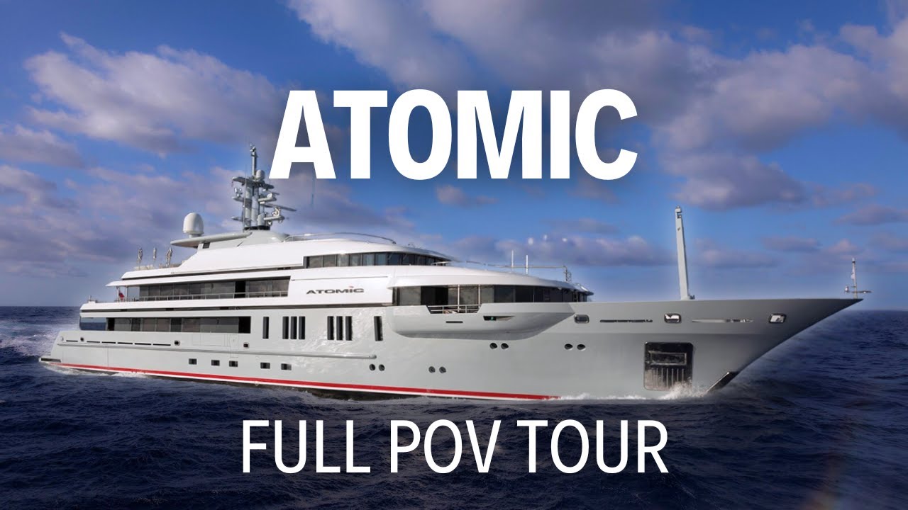 $68 million 209ft Super Yacht…🛥 ATOMIC FULL POV TOUR
