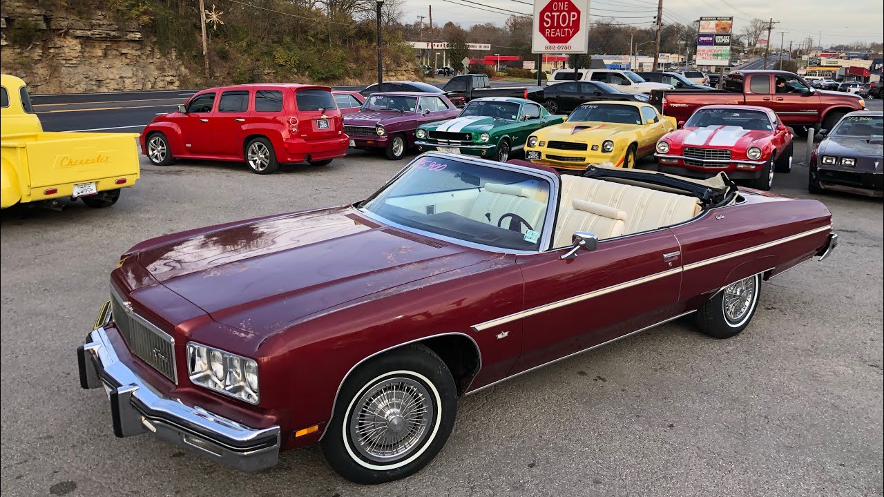 Test Drive 1975 Caprice Classic Convertible SOLD FAST $15,900 Maple Motors