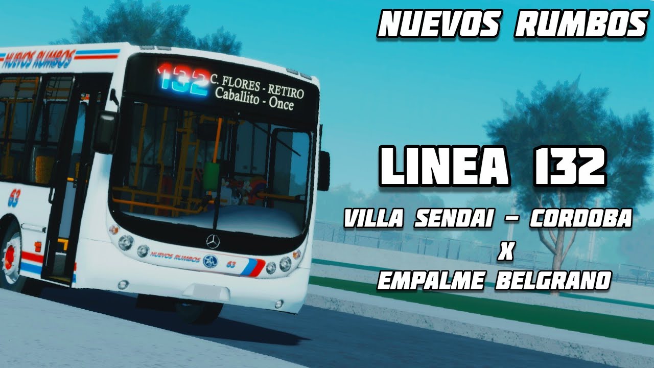 [FCDAyL] Recorrido de la Línea 132 [tarde]
