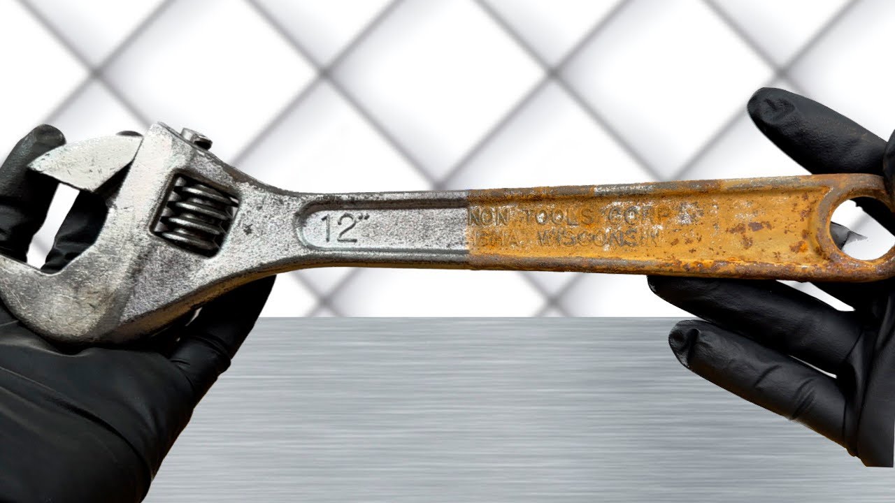 Vintage SnapOn Wrench Restoration | How To Clean