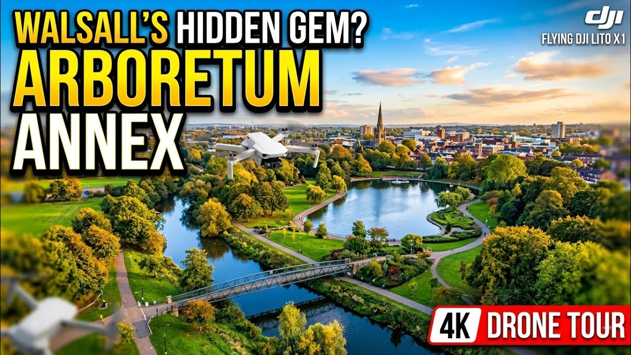Walsall's Hidden Gem? Exploring Walsall Arboretum Annex (DJI Lito X1 4K) Walsall&rsquo;s Most Scenic Park?