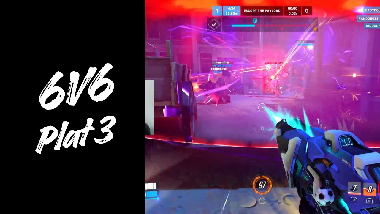 Six vs Six Plat 3 DPS | Overwatch 2