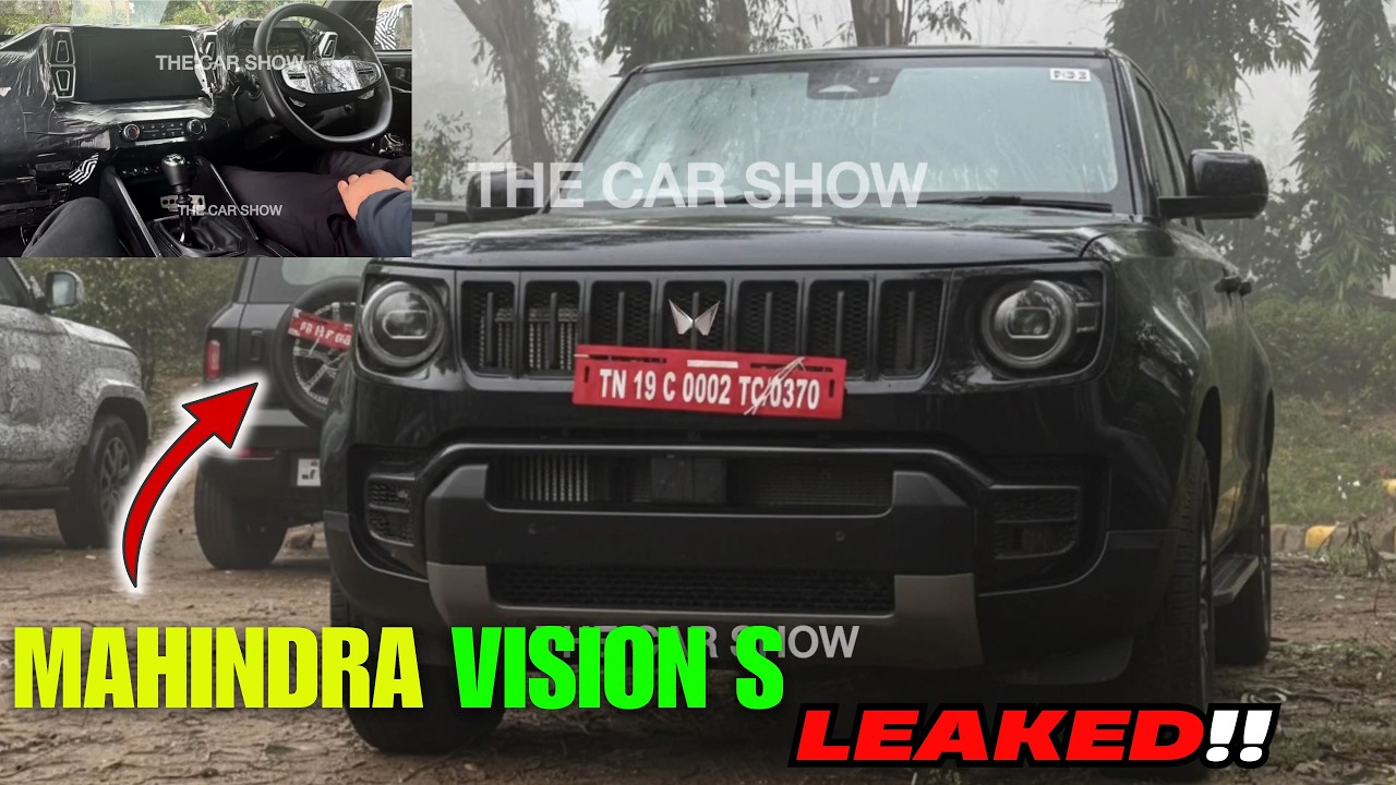 Mahindra Vision S Top Model Interior Leaked | vision s Interior, Panoramic Sunroof, vision s