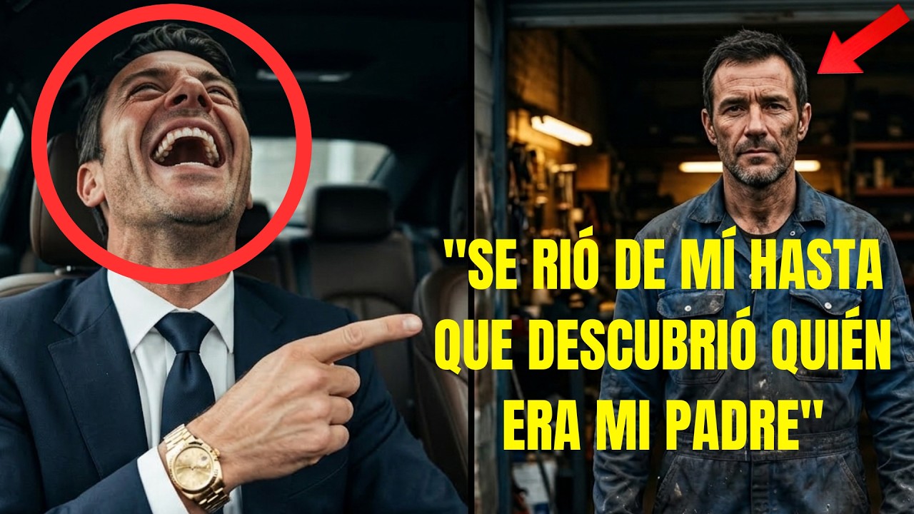 El Millonario se RIÓ del Mecánico que le Arregló el Coche GRATIS… Hasta que Vio Quién ERA su Padre