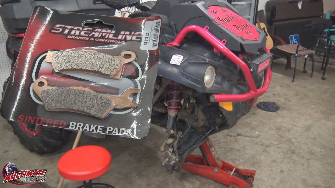 CAN-AM BREAK PAD TEST .... STREAM LINE VS RACE DRIVEN