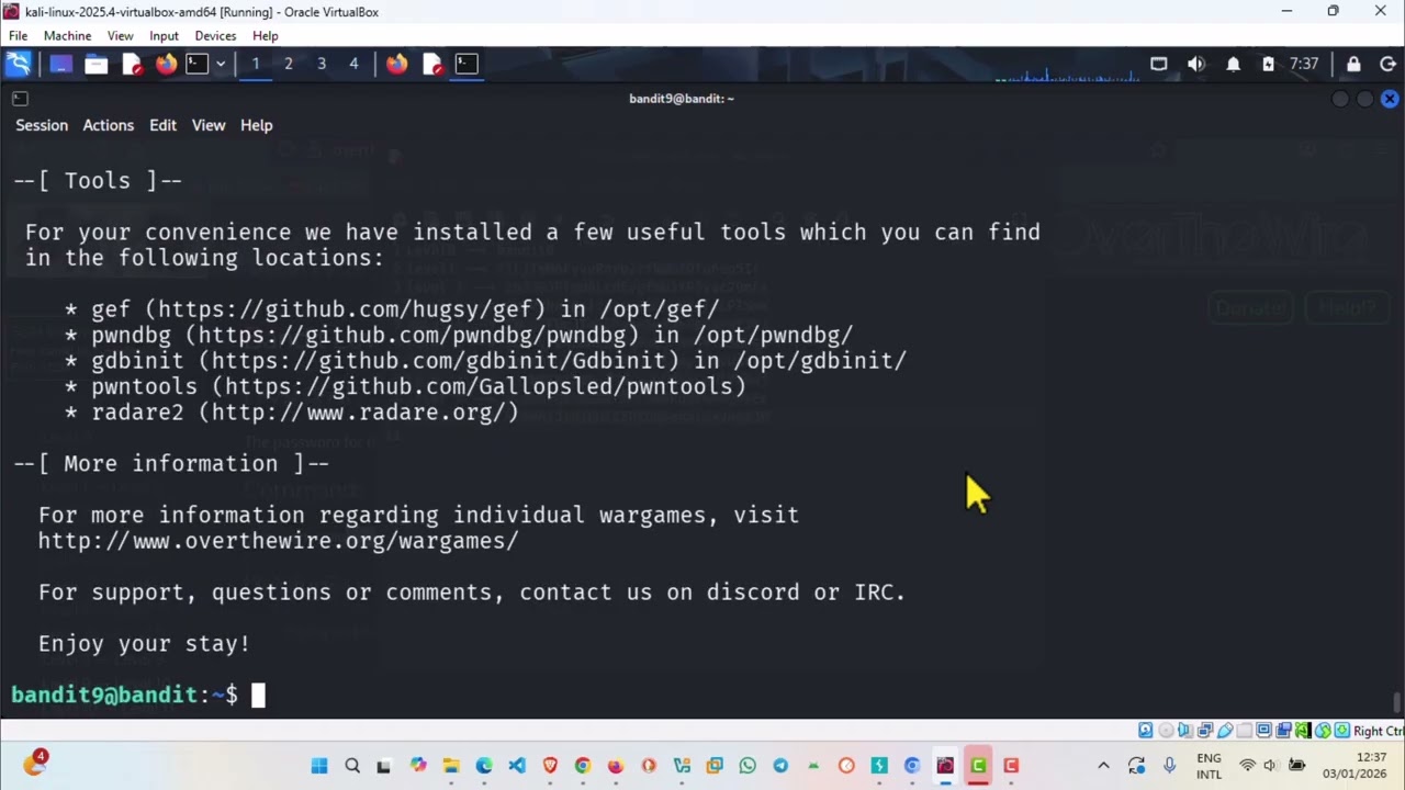 Linux Fundamentals for Beginners 5 | Learn Kali Linux Using Bandit (Hands-On) Level 8 to 10