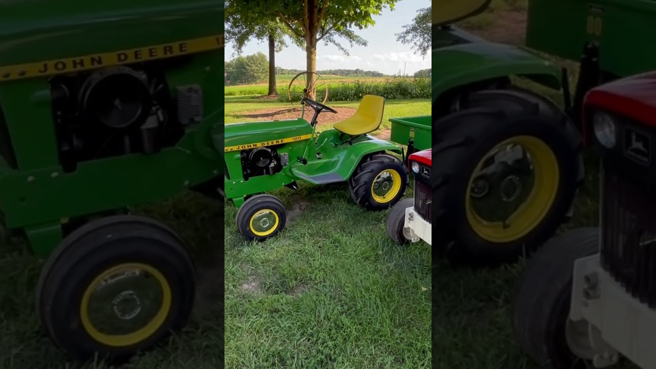 1970 John Deere 120 patio set!