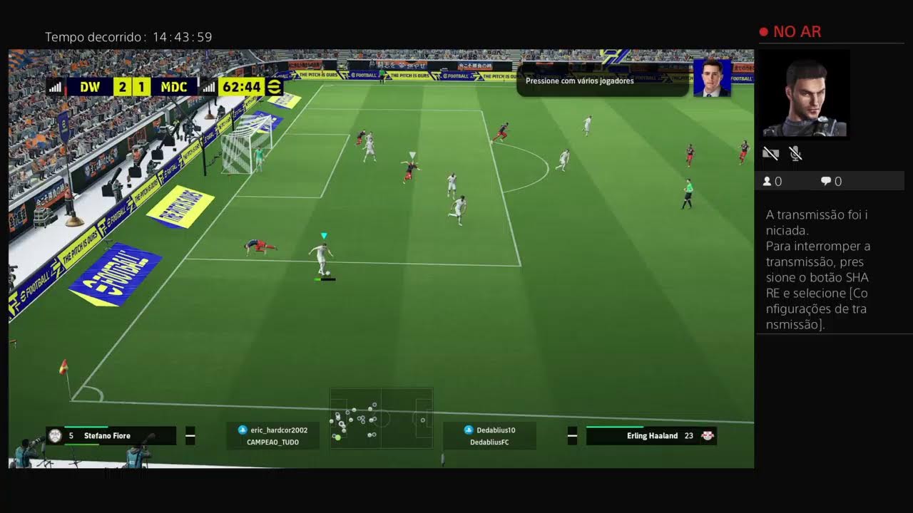 Transmissão ao vivo do PS4 de eric_júnior