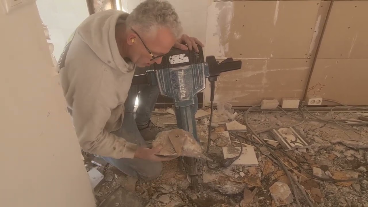 Betonnen vloer verwijderen