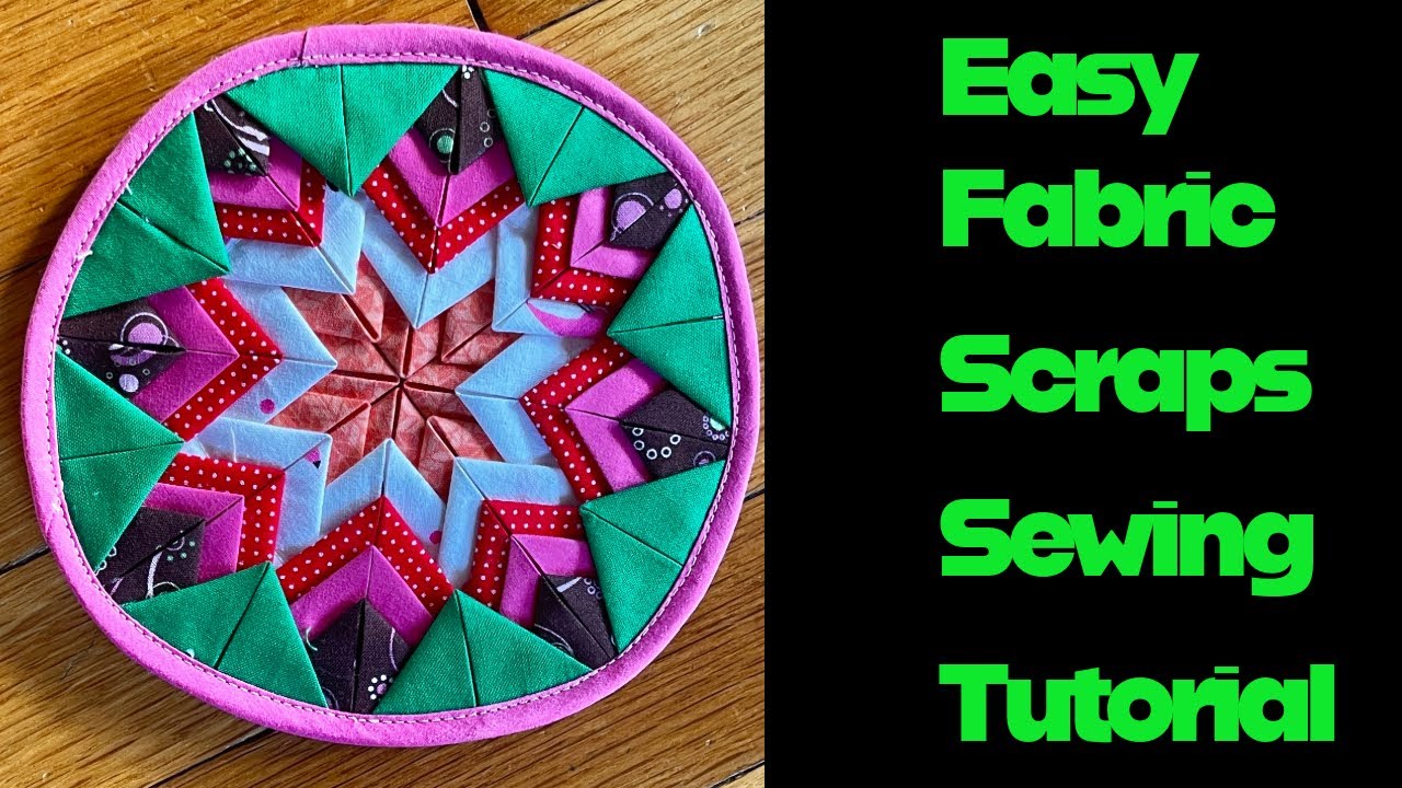 No YouTuber Has Shown You How To Sew Fabric Scraps This Way/Easy Sewing Tutorial For Beginners 