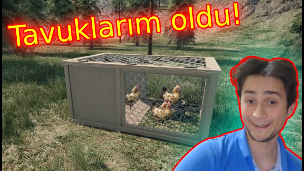 Sıfırdan Çiftlik Kuruyorum… Tavuklarım Oldu!  Ranch Simulator (Bölüm 1)