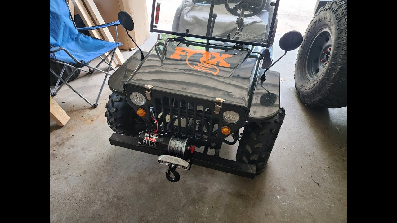 Badland ZXR2500 Winch Install Massimo Mini Jeep