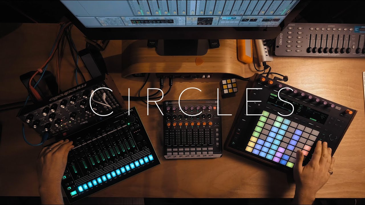 CIRCLES (LIVE JAM) ableton live, mother32, push2, tr-8, launch control xl