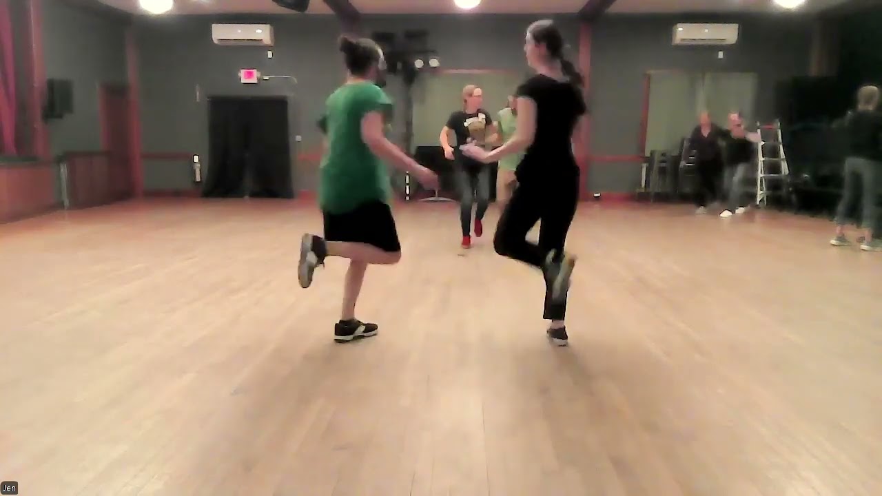 B class recap 10/29/25 - charleston variations in closed, kick through variations