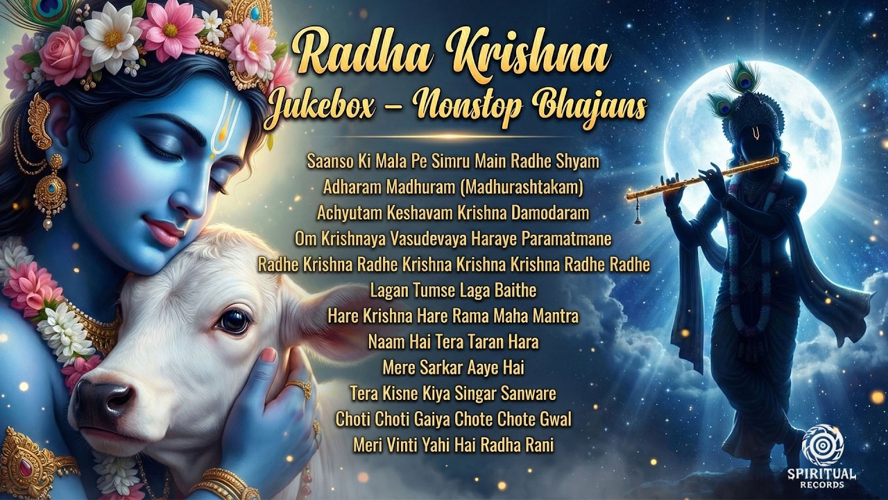 Radha Krishna Nonstop Bhakti Songs | 11 Top Krishna Bhajans | Spiritual Peace #radheradhe