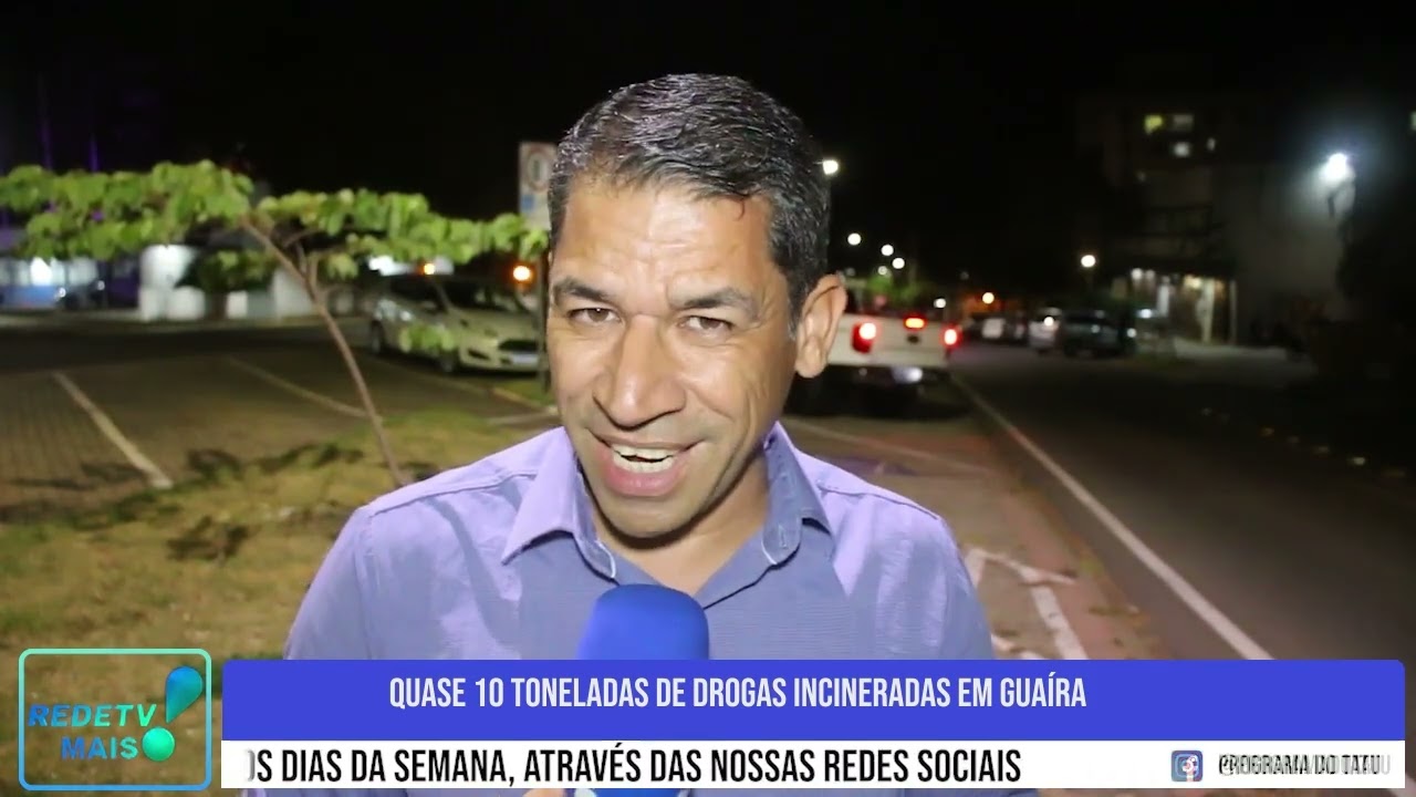 Quase 10 toneladas de drogas incineradas em Guaíra