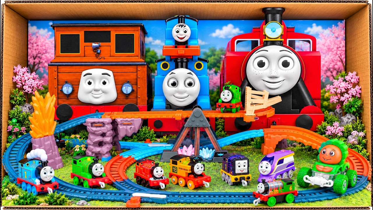 Thomas & Friends Track Toys Unboxing | Thomas's Crystal Caves Adventure Set! Thomas Toys Collection!