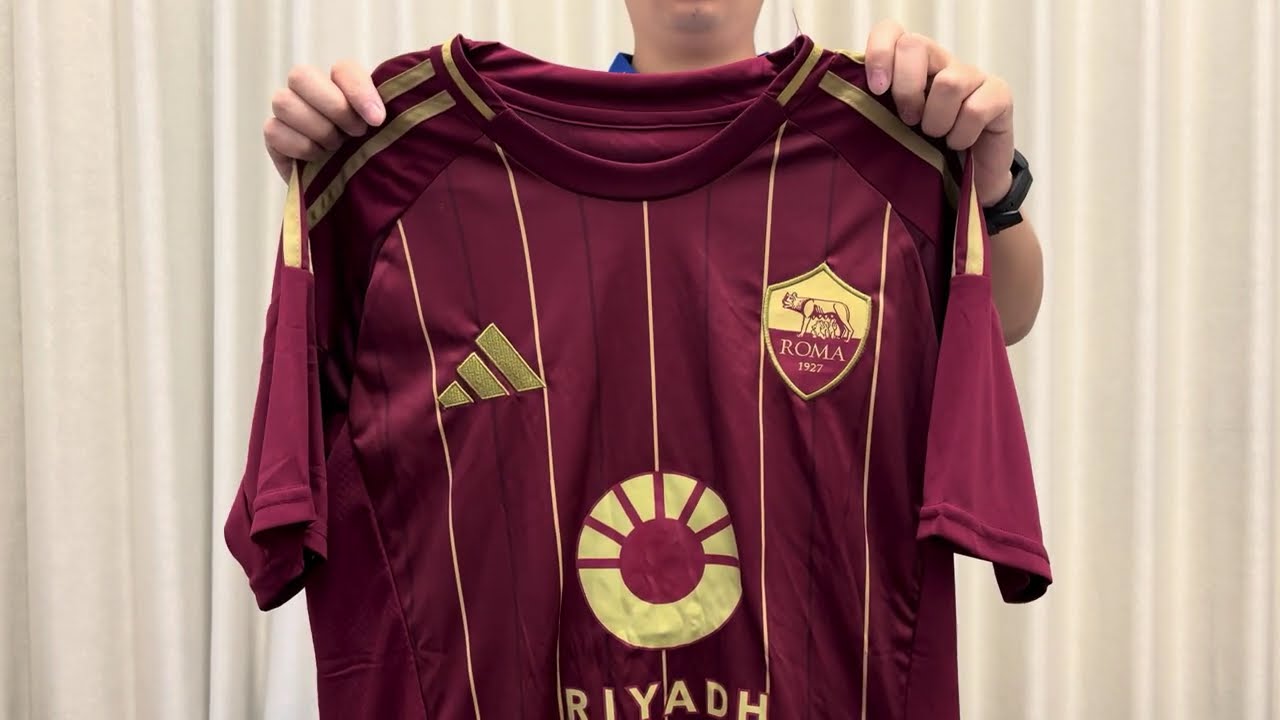 AS Roma Home Jersey 24/25 UNBOXING + REVIEW from Jerseysfc Soccer Shop