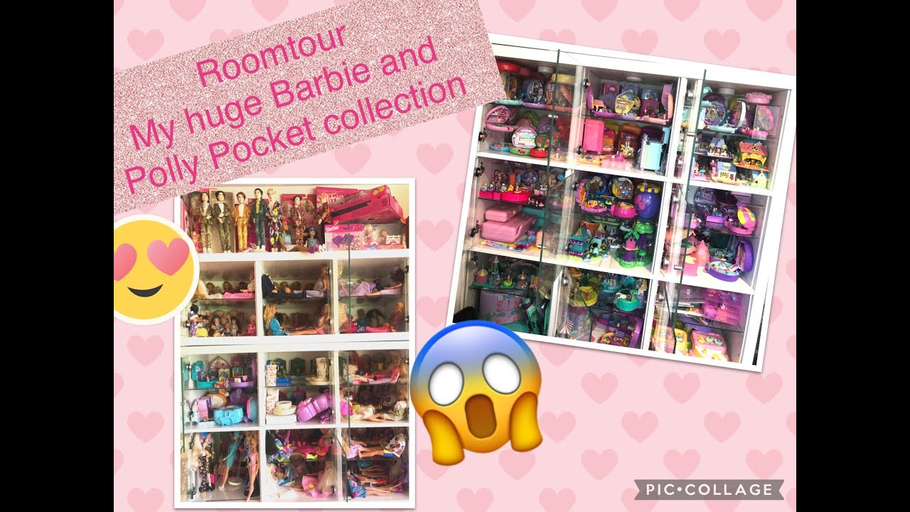 Roomtour My huge Barbie and Polly Pocket Collection