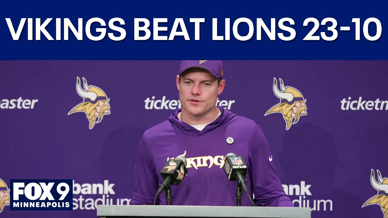 Vikings beat Lions 23-10, win fourth straight [FULL]