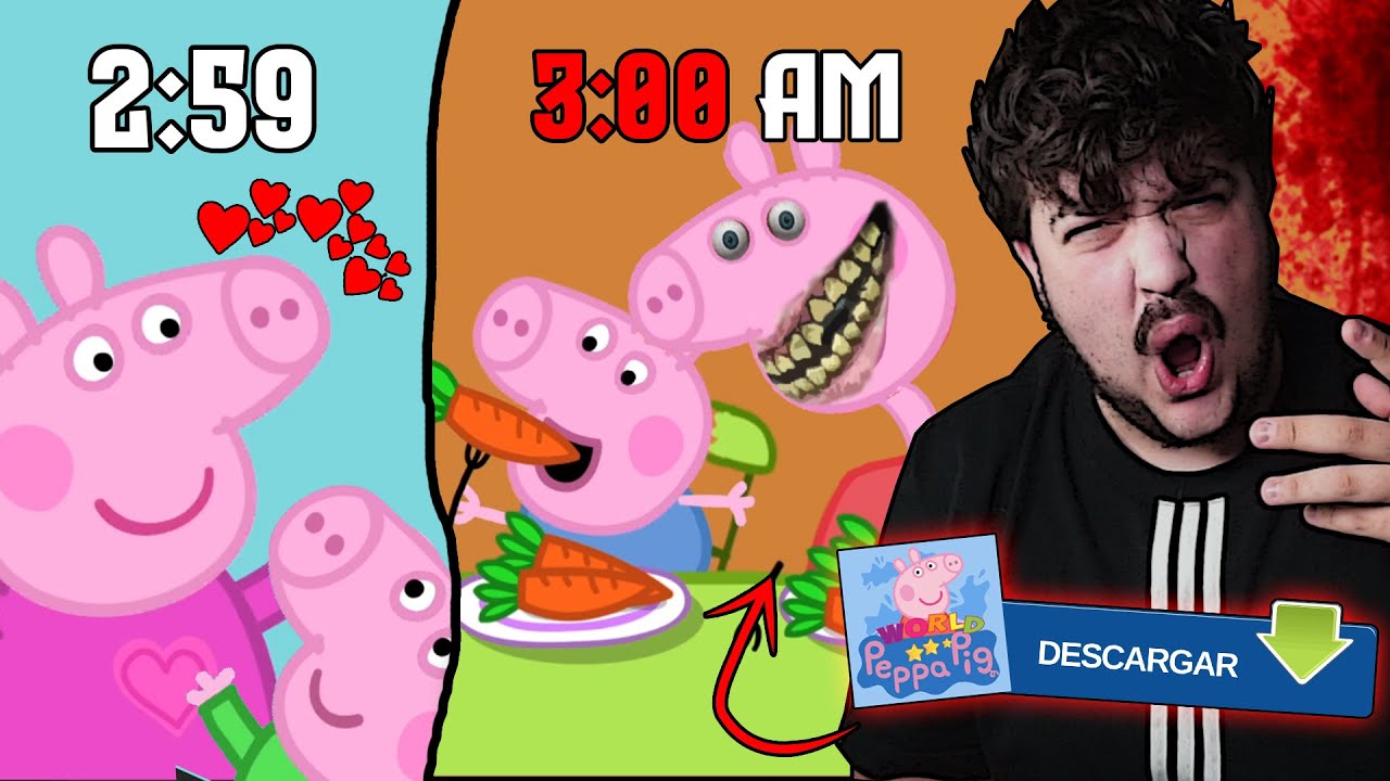 🔥... la APP de PEPPA PIG cambia a las 3:00 DE LA MAÑANA