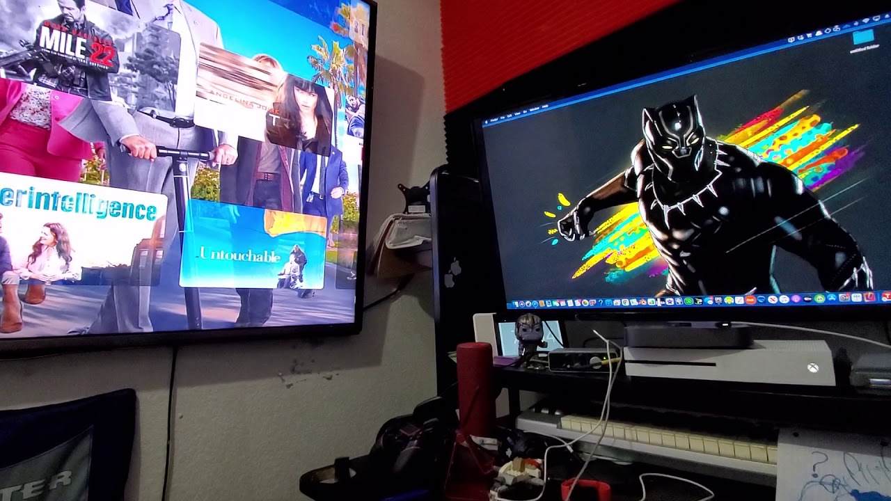 chromecast google tv + mac mini + xbox one