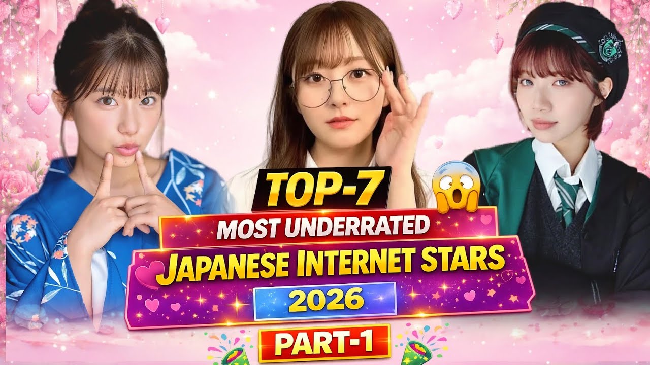 Top - 7: Most Underrated JAPANESE INTERNET STARS | That You Must Watch in 2026 | Top Fame 10M