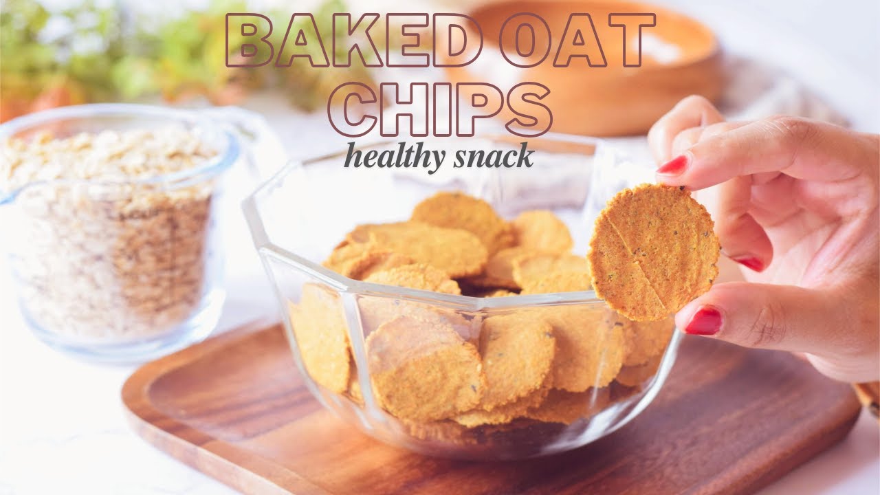 How to make oatmeal chips at home | Gluten-Free Crisps | Oat Crackers