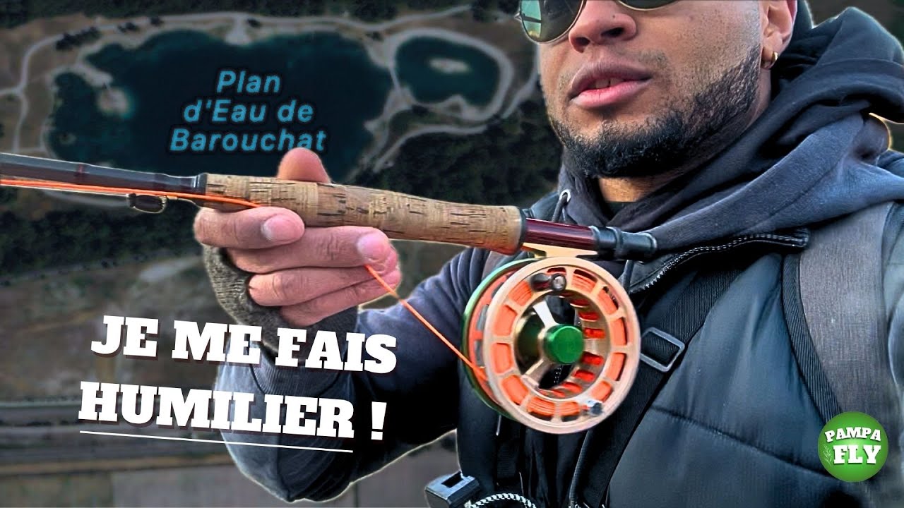 P&ecirc;che &agrave; la MOUCHE SECHE en r&eacute;servoir : il caille.. Mais &Ccedil;A GOBE !