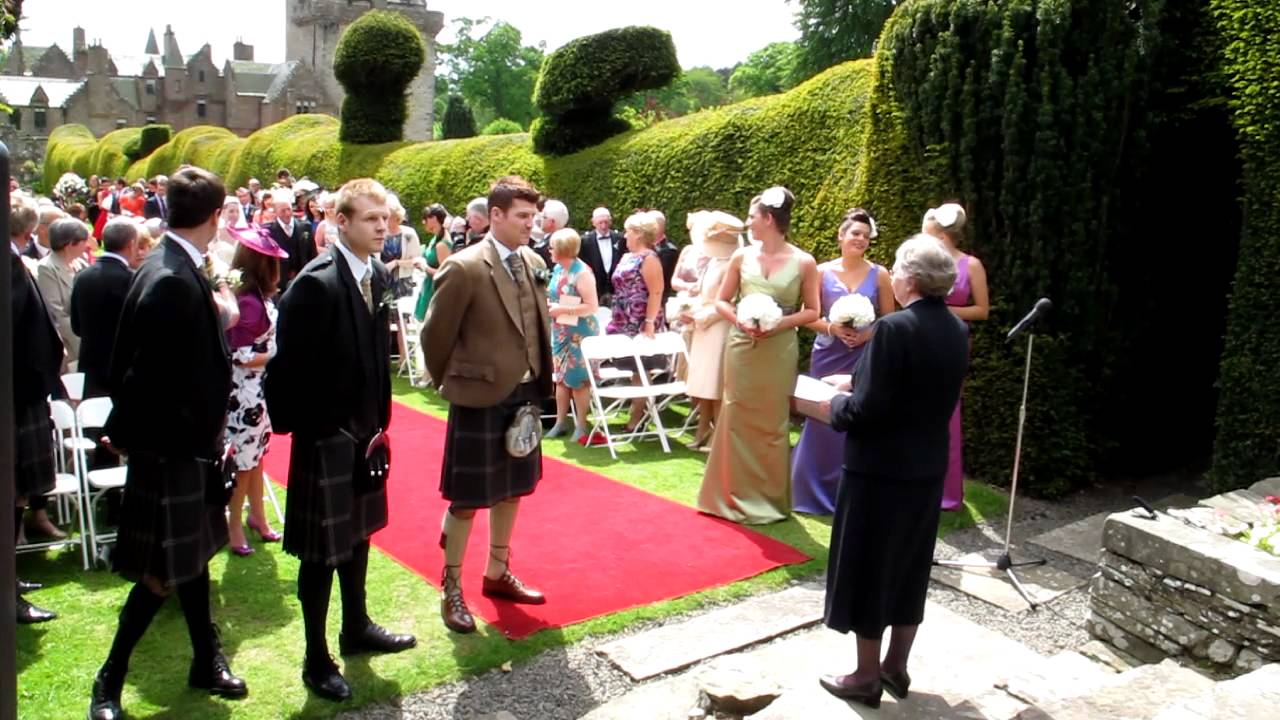 Guthrie Castle Wedding 2012 - Scottish Castle Wedding Venue