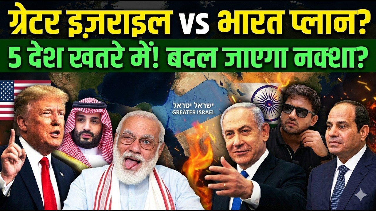 Greater Israel Geopolitics: Myth या Real Strategy? | Middle East Explained#GreaterIsrael#MiddleEast