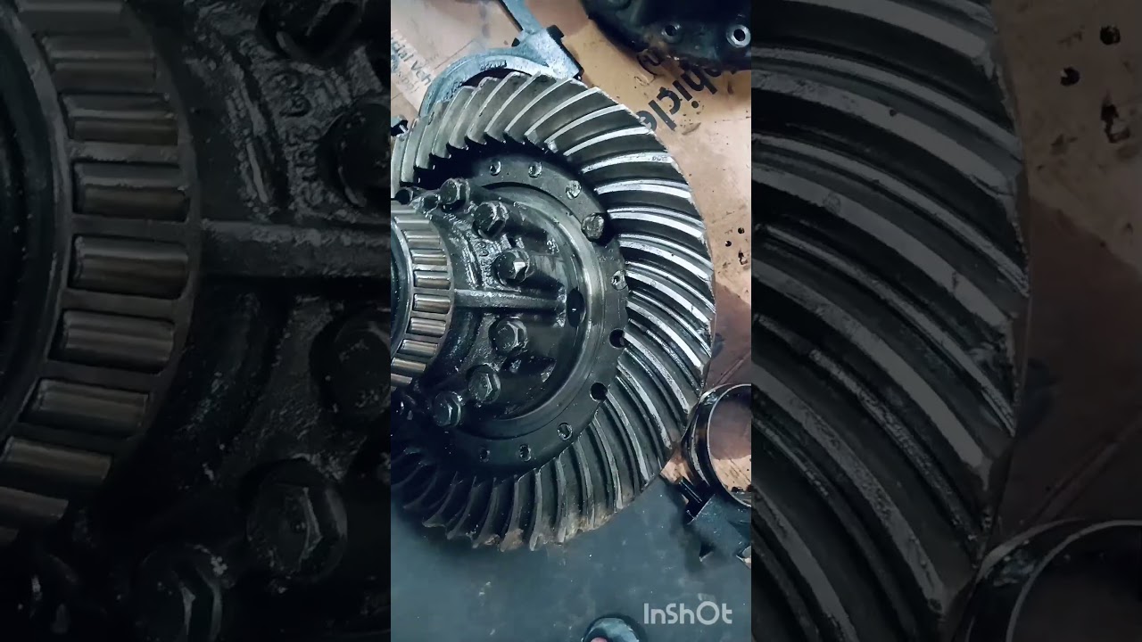 DEFENDER CROWN WHEEL AND PINION (LONG NOSE ROVER DIFF) रिपेयरिंग