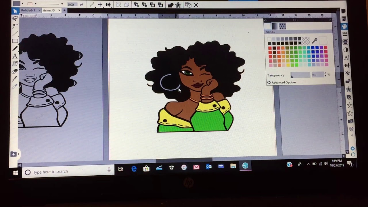 Cutting layers on silhouette cameo