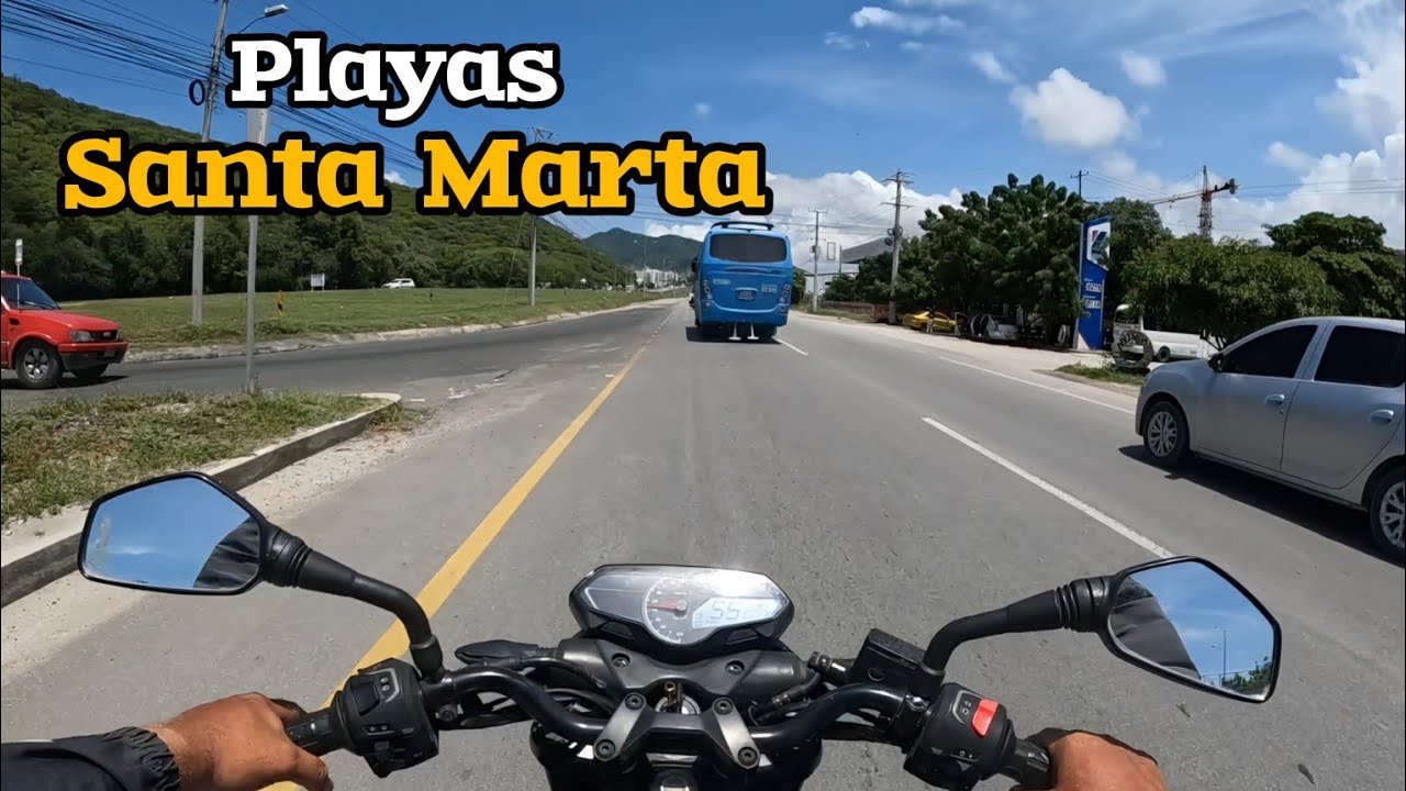 La ruta de como llegar desde las playas aeropuerto de santa marta hasta las playas del rodadero