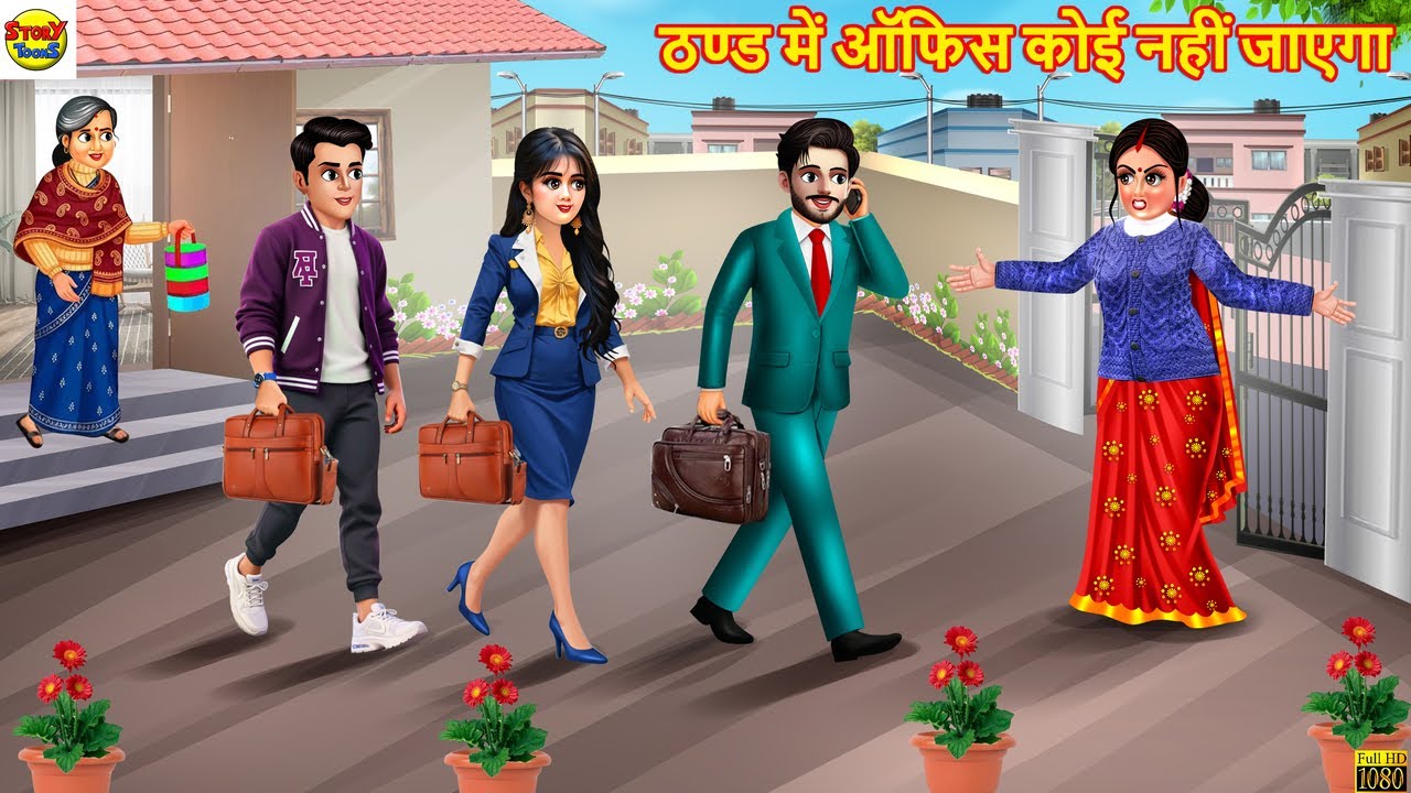 ठण्ड में ऑफिस कोई नहीं जाएगा | Office Koi Nahi Jayega | Hindi Kahani | Moral Stories |Hindi Cartoon