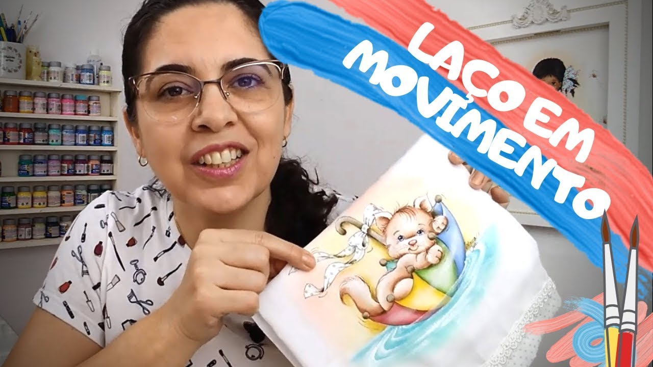 Pintando um lacinho em movimento