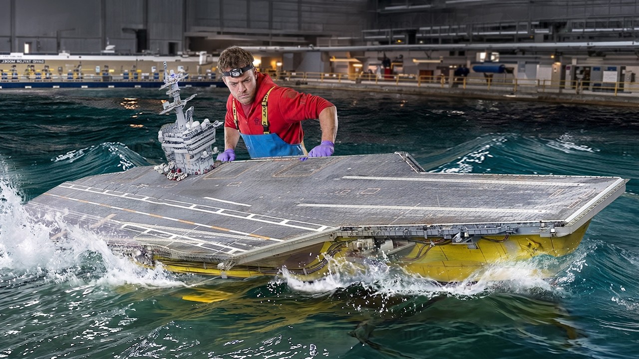 Inside US Navy Billions $ Indoor Facility Testing Future Warships