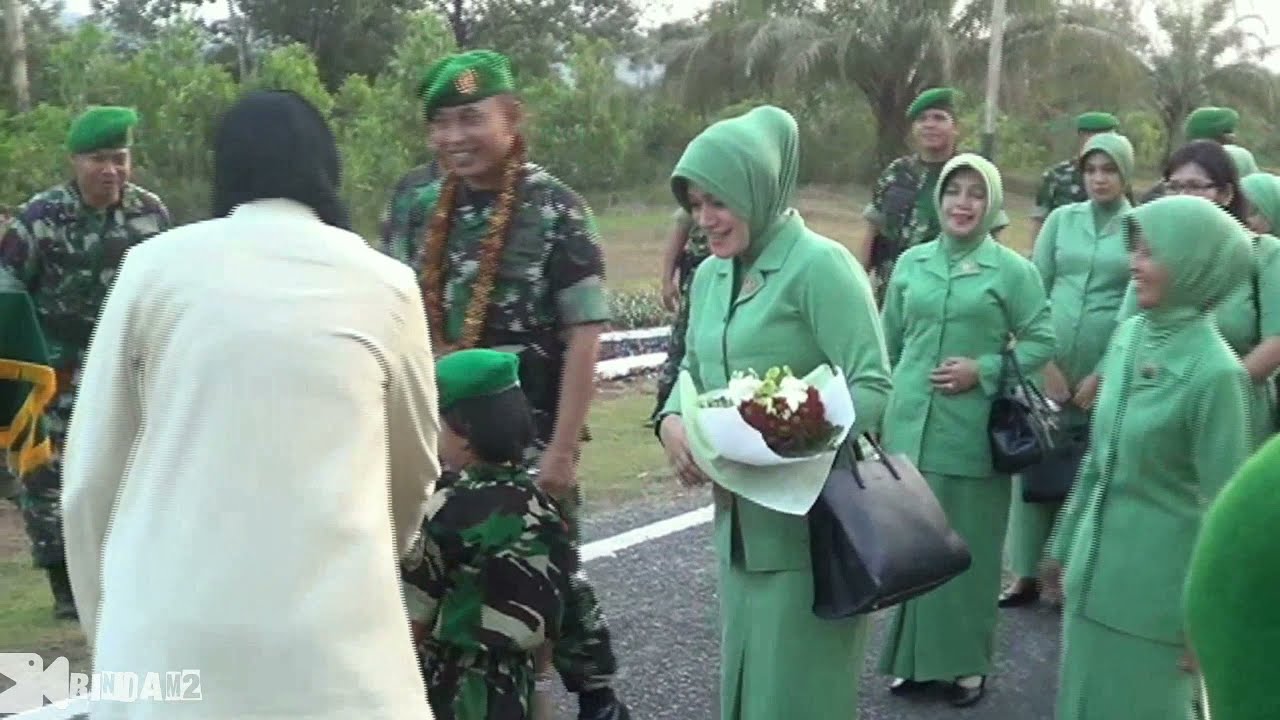 Tradisi Corp Komandan Baru Masuk Satuan Rindam 2 Sriwijaya