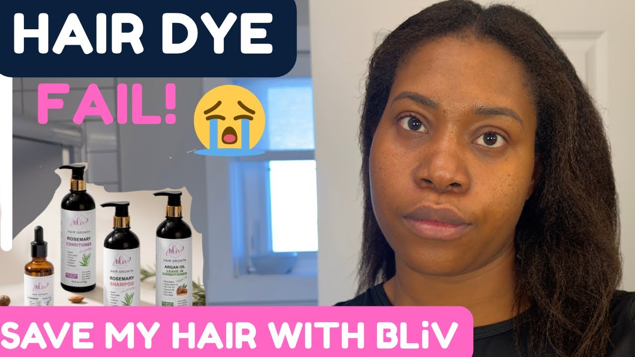 I Messed Up My Hair Dye… Wash Day with BLiV