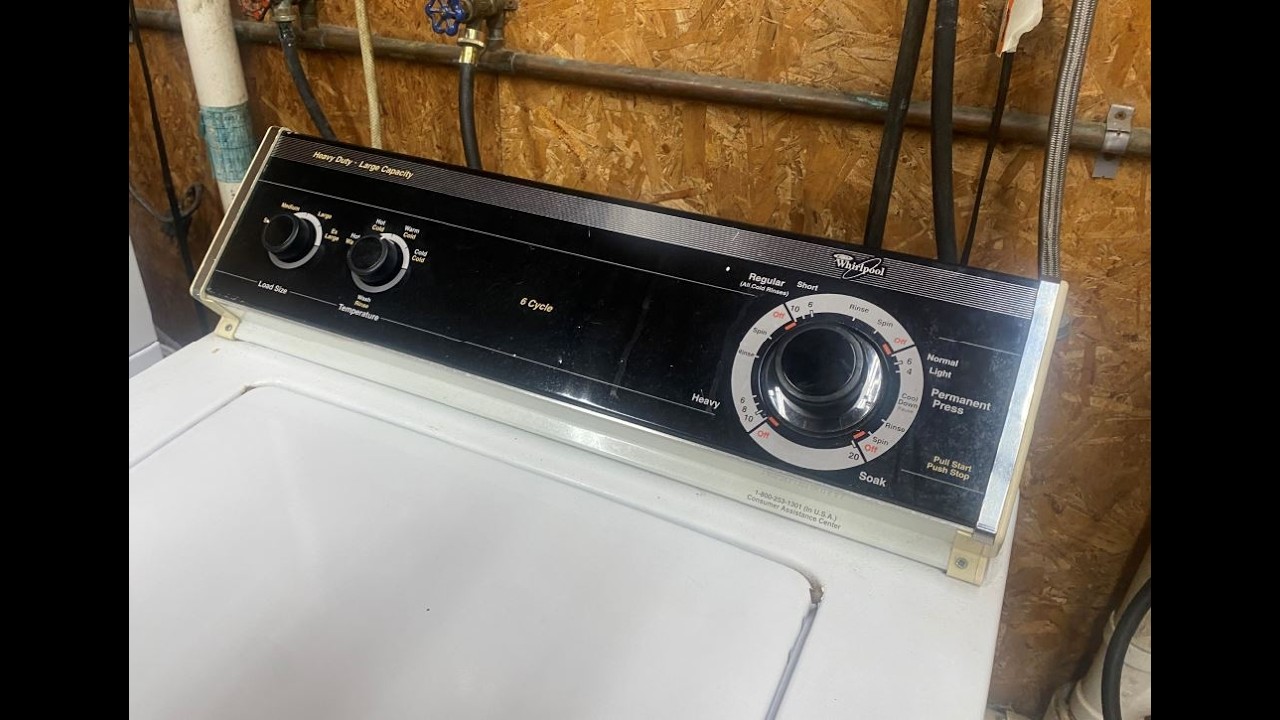 Whirlpool Top Load Washer LLR6144BW Old School First Look