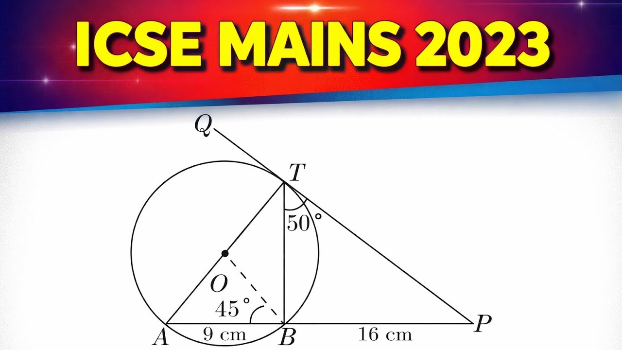 In the given figure, O is the centre of the circle. PQ is a tangent to the circle at T. 