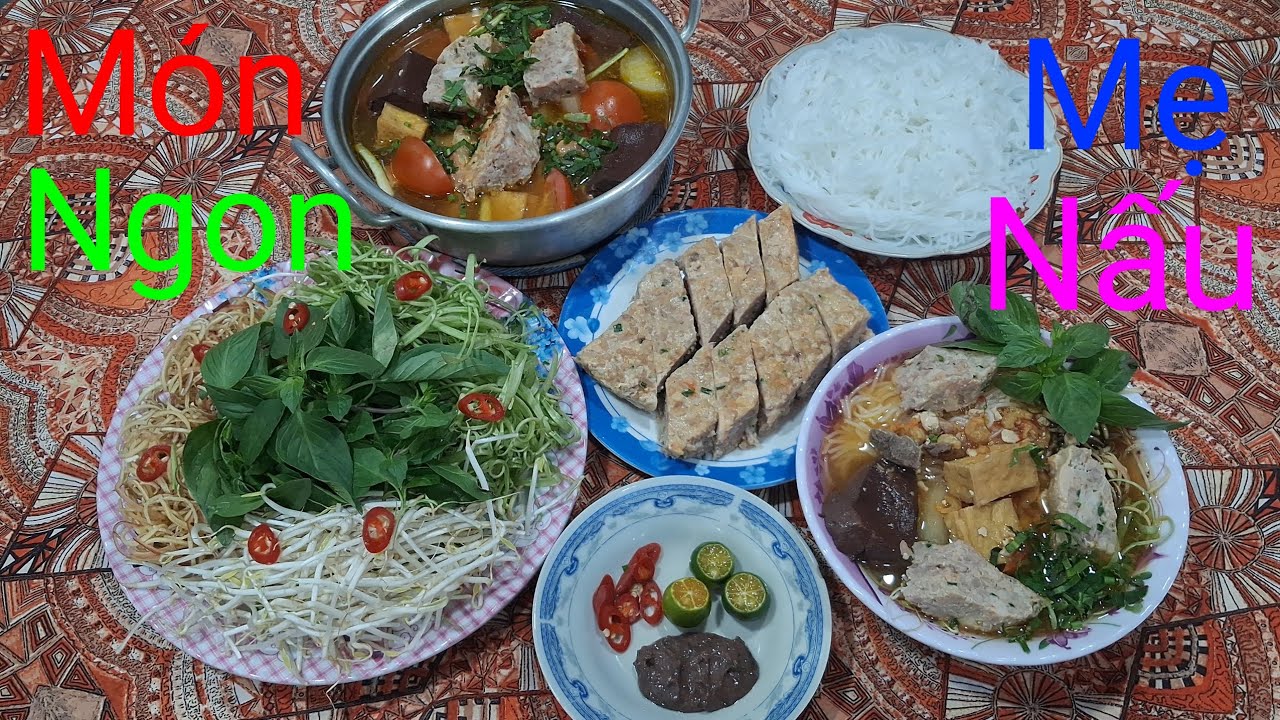 Món Ngon Mẹ Nấu: Bún Riu Chả Tôm Đậm Đà Chuẩn Vị Miền Tây | Hiệp Tiền Giang Vlog #food #amthuc 