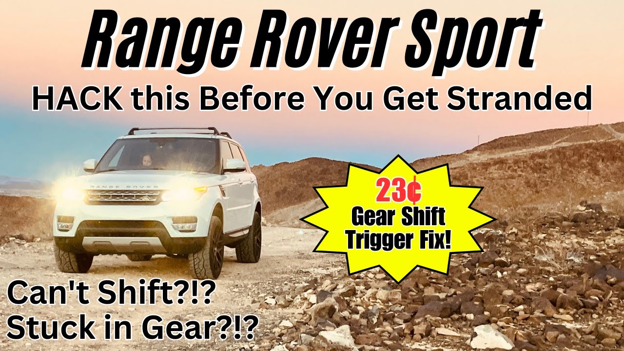 Ремонт переключателя передач Range Rover Sport, если он застрял на передаче и не переключается