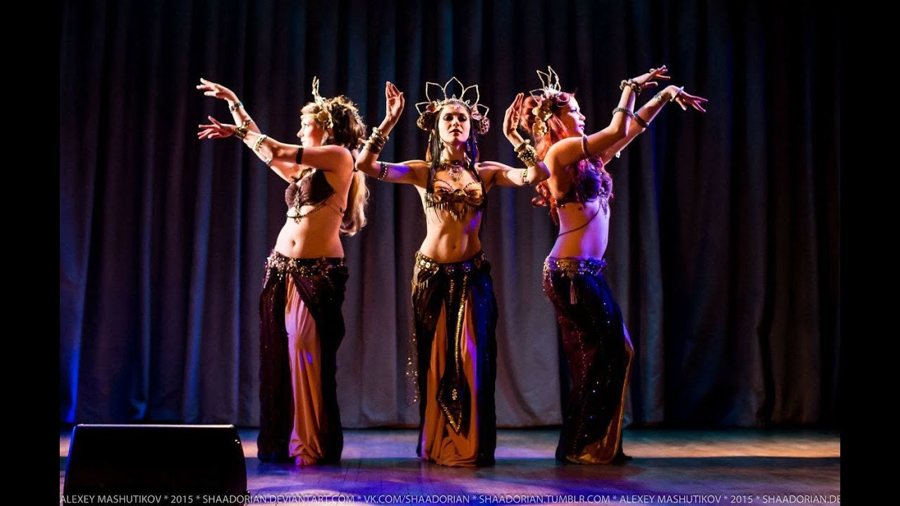 Roksana, Milana & Lidia - temple tribal fusion trio @ Tribal Blossom Show