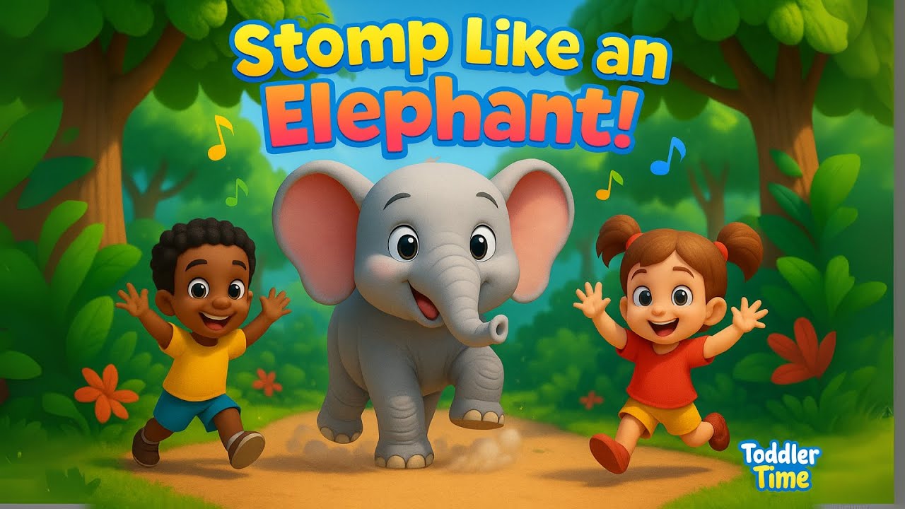 🐘 Stomp Like an Elephant! Jungle Fun Song for Kids