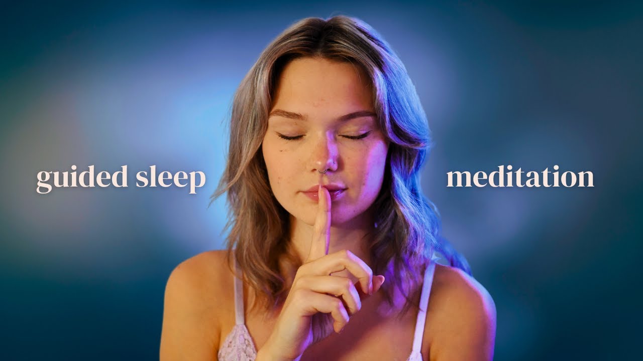 ASMR guided sleep meditation for deep rest ⭐️ (whispered) with gentle rain