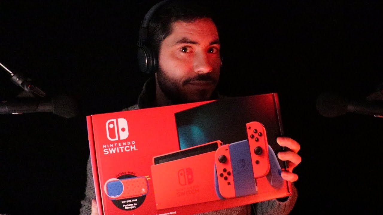 L'ASMR de la Nintendo Switch MARIO EDITION